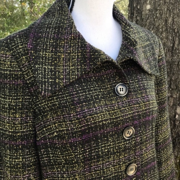 Pendleton Tweed Blazer Jacket Size 10P - Picture 3 of 8